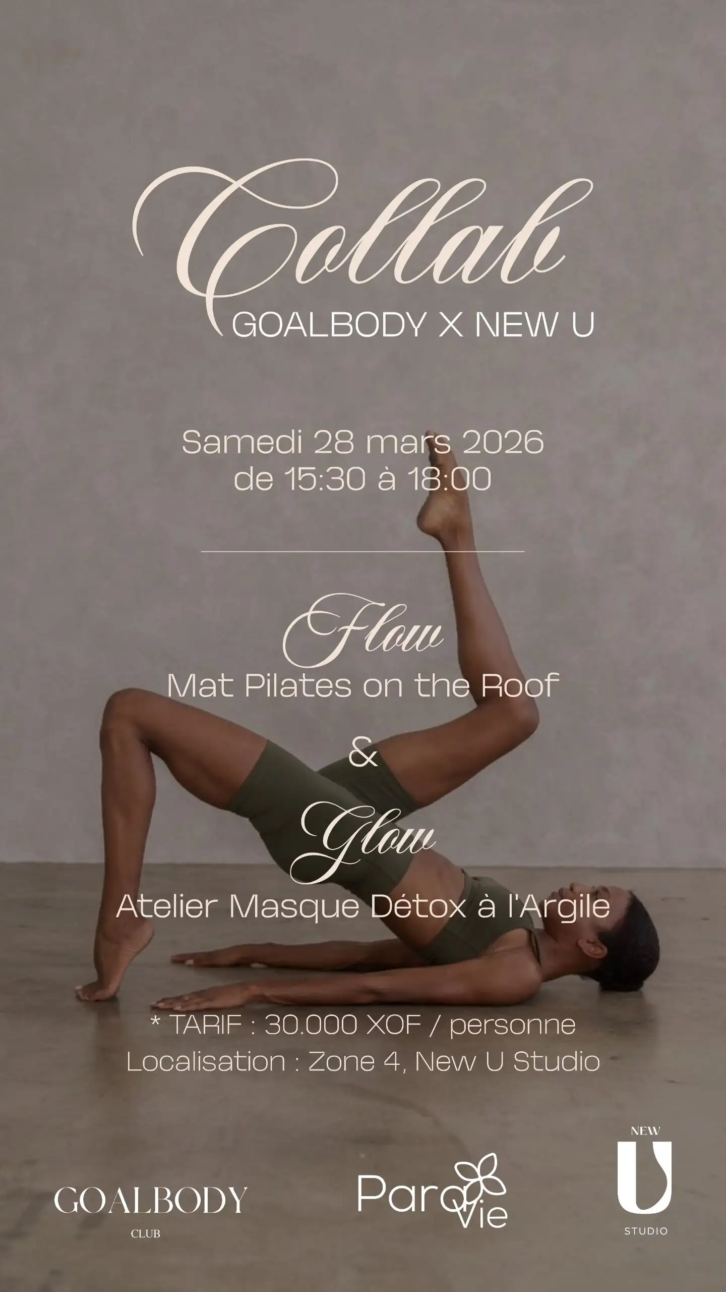 Pilates Rooftop – Glow & Flow Experience